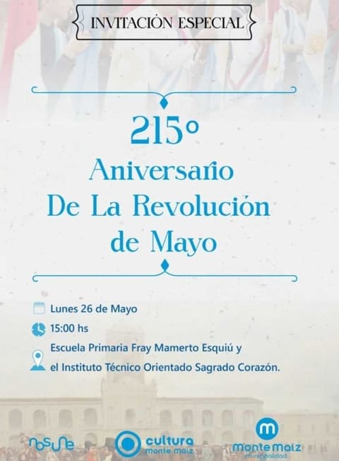 Multimedios Maldoni - EL ACTO OFICIAL POR EL 25 DE MAYO ES HOY